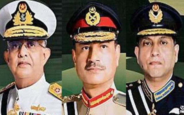 مسلح افواج کے سربراہان کی قوم کو عیدالاضحیٰ کی مبارکباد