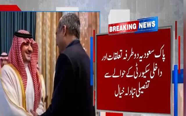  محسن نقوی کی سعودی ہم منصب سے ملاقات، اہم امور پر تبادلہ خیال
