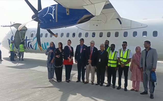 وزیر اعلیٰ بلوچستان میر سرفراز بگٹی کا گوادر انٹر نیشنل ائیر پورٹ پر ساؤتھ ایئر کی پہلی کامیاب پرواز پر اظہار مسرت