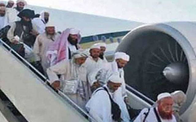 سعودی عرب سے حاجیوں کی واپسی شروع،پہلی پرواز اسلام آباد پہنچ گئی