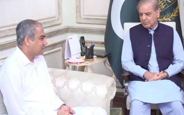 وزیراعظم سے وزیر داخلہ محسن نقوی کی ملاقات ،امن و امان کی صورتحال پر تفصیلی تبادلہ خیال