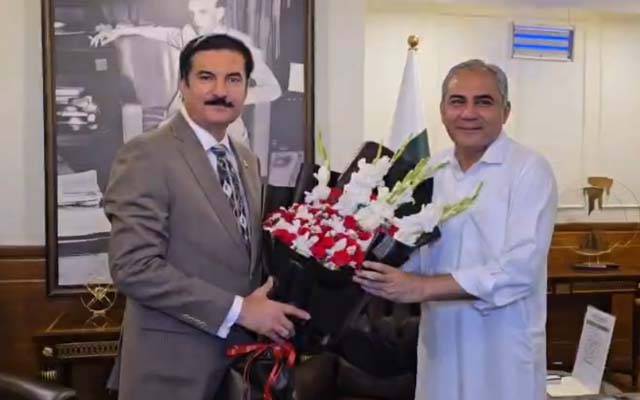 وفاقی وزیر داخلہ محسن نقوی سے گورنر خیبرپختونخوا کی ملاقات