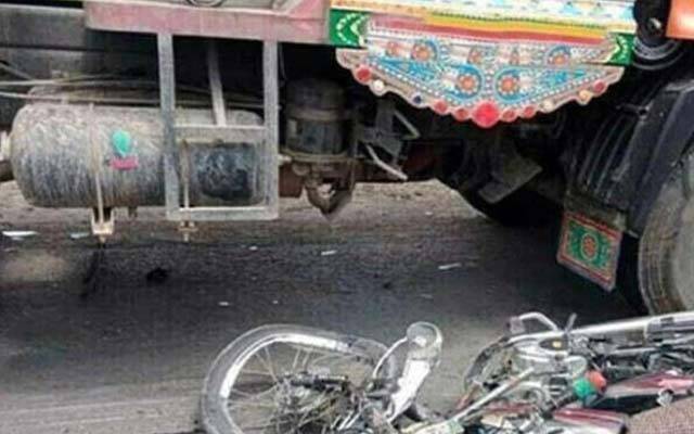 لاہور میں تیز رفتار ٹرک نے نوجوان کو کچل ڈالا