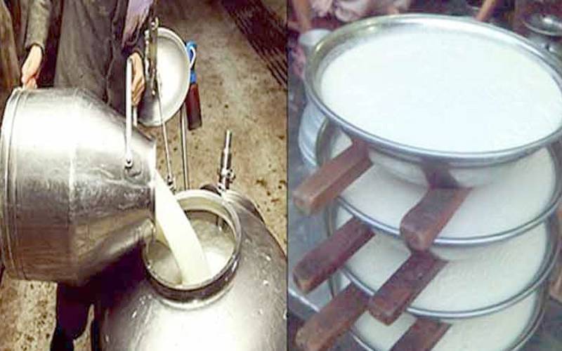 شہر میں دودھ اور دہی سرکاری نرخوں سے مہنگے داموں فروخت