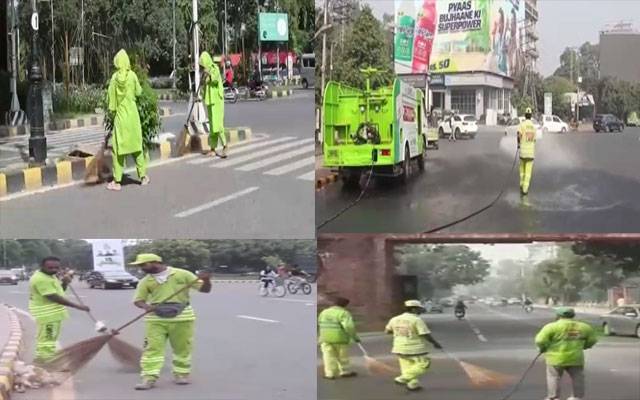 لاہور میں ستھرا پنجاب ایجنسی کا زیرو ویسٹ آپریشن جاری