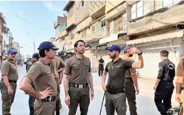 یومِ عاشورہ کے مرکزی جلوس کے روٹ پر پیچ ورک مکمل ہے: فیصل کامران