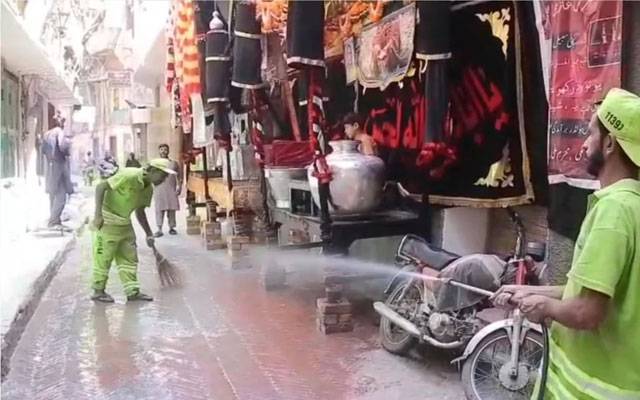 یومِ عاشور: لاہور میں ستھرا پنجاب ایجنسی کا خصوصی صفائی آپریشن جاری