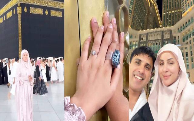 نمرہ خان کی شوہر کے ساتھ عمرہ ادائیگی، مداحوں کی جانب سے نیک تمناؤں کا اظہار