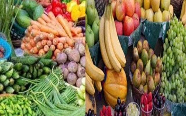 پھلوں،سبزیوں کی سرکاری ریٹ کے برعکس مہنگے داموں فروخت جاری