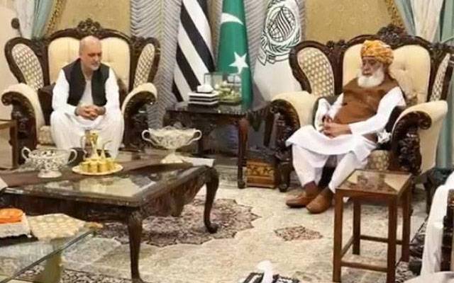 حافظ نعیم الرحمن کی مولانا فضل الرحمان سے ملاقات، آزاد کشمیر کی موجودہ صورتحال پر تبادلہ خیال 
