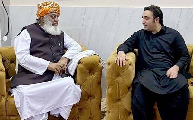  بلاول بھٹو کی مولانا فضل الرحمٰن سے ملاقات آج شام کو ہوگی 