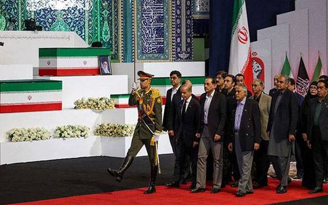 وزیر اعظم اور فیلڈ مارشل کی علی خامنہ ای کے تعزیتی اجتماع میں شرکت