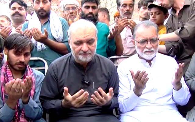 سانحہ کاہنہ; امیر جماعت اسلامی حافظ نعیم الرحمان تعزیت کرنے پہنچ گئے 