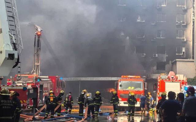 چین: جوتوں کی فیکٹری میں آتشزدگی، 28 افراد ہلاک