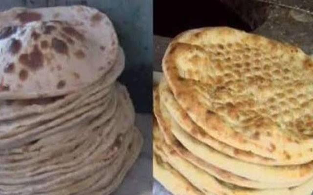 لاہور میں روٹی اور نان کی مہنگے داموں فروخت جاری
