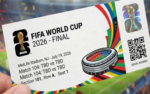  فیفا ورلڈ کپ 2026 کا فائنل ،ایک ٹکٹ 23 لاکھ ڈالر میں بکنے لگا