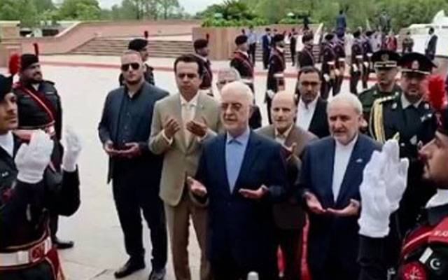 ایرانی وزیر داخلہ کا پاکستان مونومنٹ کا دورہ، یادگارِ شہداء پر حاضری