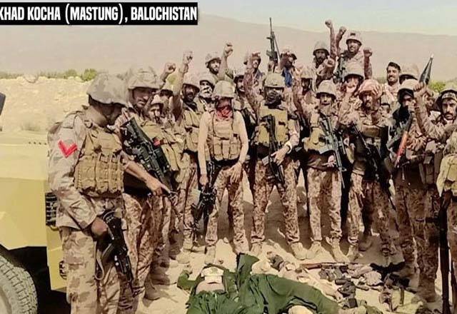 مستونگ: انٹیلیجنس بیسڈ آپریشن،فتنہ الہندوستان کے 6 دہشتگرد جہنم واصل