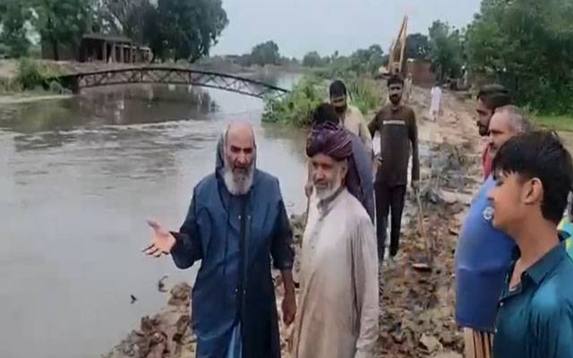 سیالکوٹ میں نالہ ایک کا بند ٹوٹ گیا، دھان کی سینکڑوں ایکڑ فصل کو خطرہ