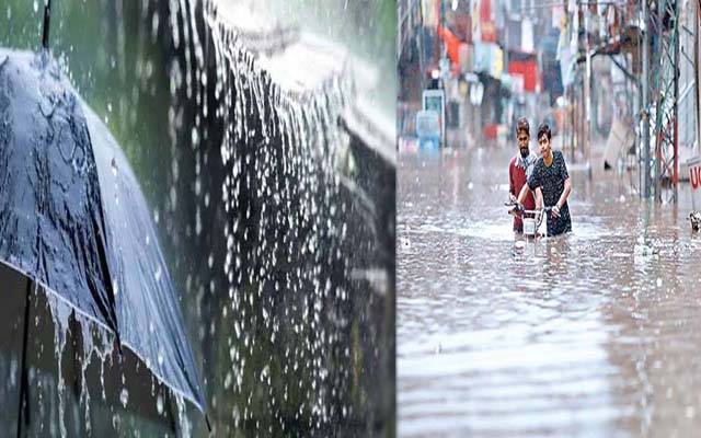 ملک بھر میں مزید موسلا دھار بارشوں کی پیش گوئی ، نشیبی علاقے زیر آب آنے کا خدشہ 