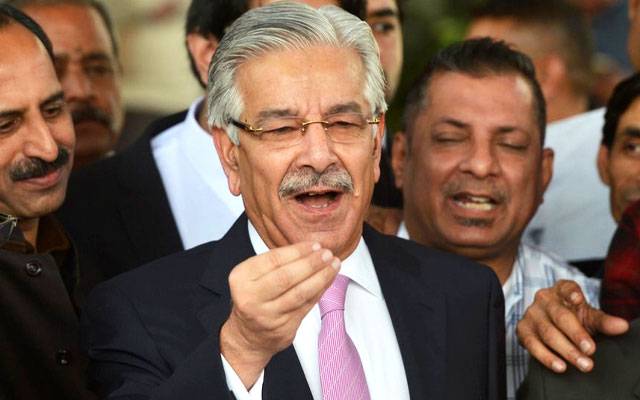 سیالکوٹ میں خواجہ آصف کا خطاب، آزاد لشمیر میں بعض عناصر کی زبان بھارت سے بھی سخت قرار