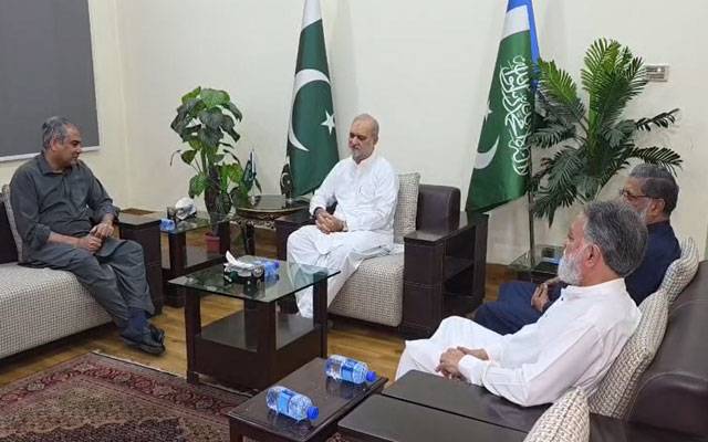 وفاقی وزیر داخلہ محسن نقوی کی منصورہ آمد، امیر جماعت اسلامی حافظ نعیم الرحمان سے ملاقات