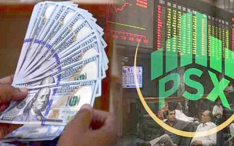 پاکستان اسٹاک ایکسچینج میں مندی کارجحان،ڈالرسستاہوگیا