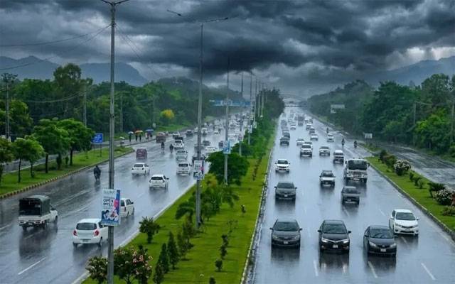 اسلام آباد کے مختلف علاقوں میں بارش کا سلسلہ جاری