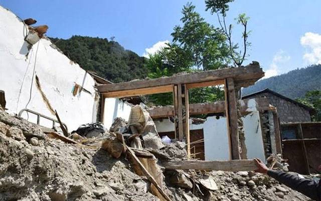 آزاد کشمیر میں بارشوں سے تباہی، 3 افراد جاں بحق، 212 مکانات متاثر