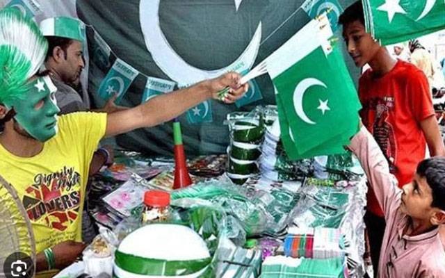  جشنِ آزادی کی تیاریاں زور و شور سے جاری 