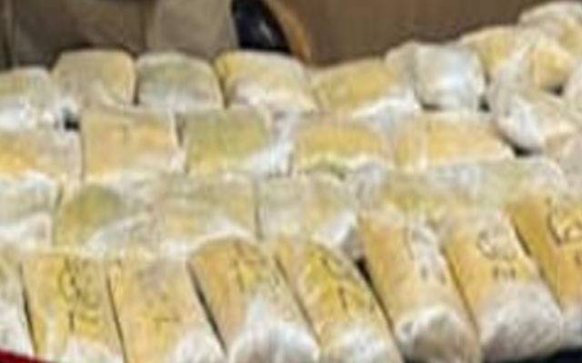 نصیر آباد پولیس کی منشیات کی سپلائی ناکام بنا دی ، 1 کلو 600 گرام چرس برآمد، ملزم گرفتار