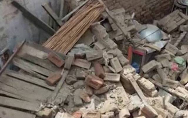 قصور : مکان کی چھت گرنے سے خاتون جاں بحق ،3 افراد زخمی
