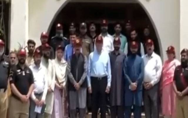 سیکرٹری داخلہ پنجاب کا سول ڈیفنس ہیڈکوارٹر کا دورہ ، جدید آلات کا معائنہ 