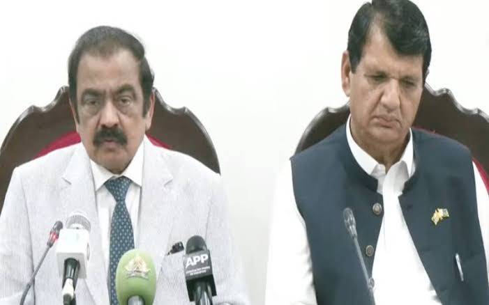 دھرنا دینے والے آزاد کشمیر میں الیکشن نہیں روک سکے: رانا ثناء اللہ