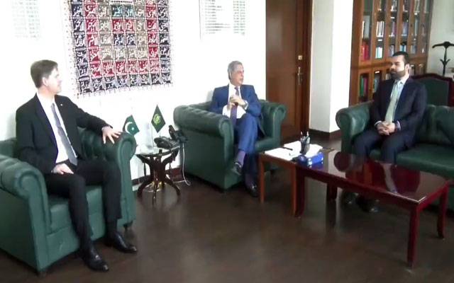 وفاقی وزیر قانون اعظم نذیر تارڑ سے یورپی پارلیمنٹ کے رکن کی ملاقات