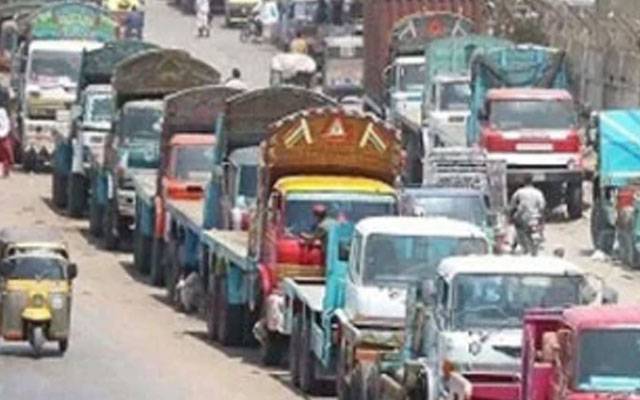 گڈز ٹرانسپورٹرز کی ہڑتال پانچویں روز بھی جاری، ڈیڈ لاک برقرار