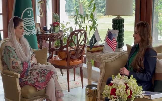 مریم نواز سے قائم مقام امریکی سفیر  کی ملاقات، مختلف شعبوں میں تعاون پر بڑھانے پر اتفاق