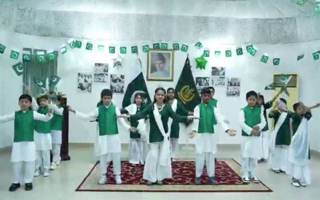 نئی دہلی میں پاکستان کا یوم آزادی روایتی جوش و جذبے سے منایا گیا