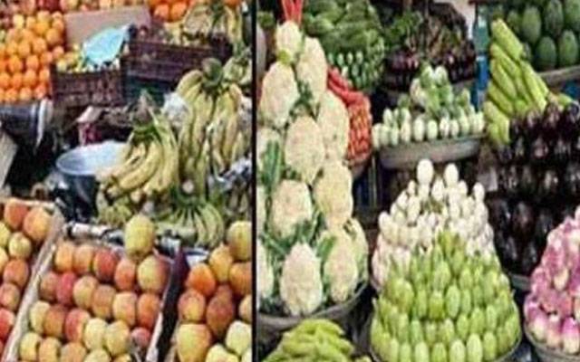 سبزیوں اور پھلوں کی سرکاری نرخ کے برعکس فروخت جاری