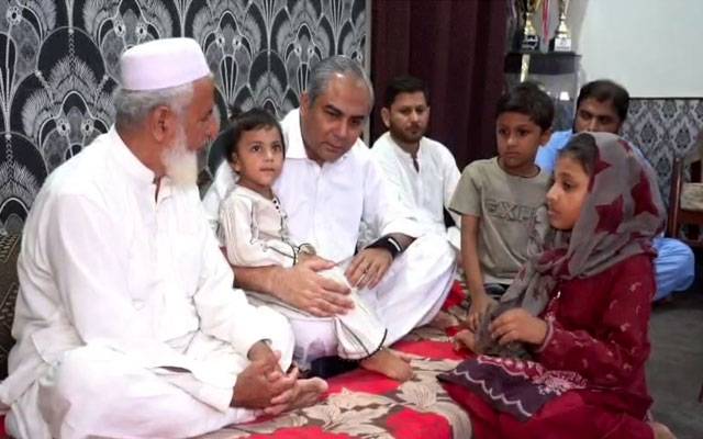 محسن نقوی کی میانوالی آمد، شہید میجر احسان کے اہلخانہ سے اظہار تعزیت