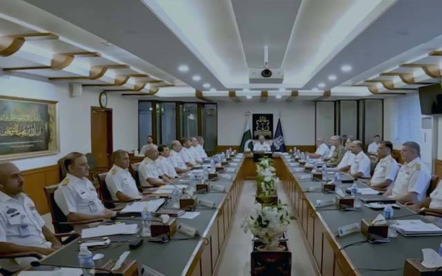 سربراہ پاک بحریہ ایڈمرل نوید اشرف کی زیر صدارت پاک بحریہ کی کمانڈ اینڈ اسٹاف کانفرنس کا انعقاد