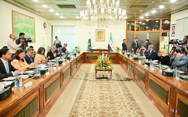 پاکستان اور شام کا امن، استحکام اور خوشحالی کیلئے مسلسل رابطے اور تعاون جاری رکھنے پر اتفاق 