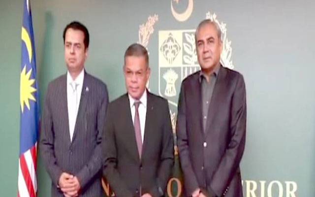 وزیر داخلہ محسن نقوی سے ملائیشین ہم منصب کی ملاقات، دوطرفہ تعاون پر تبادلہ خیال