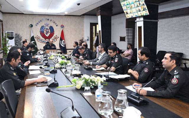 آئی جی سندھ کی زیرِ صدارت امن و امان سے متعلق اجلاس میں اہم فیصلے 