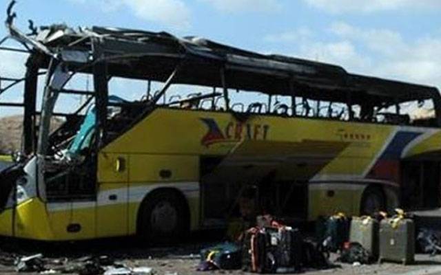مصر: خوفناک بس حادثے میں 16 افراد جاں بحق، 28 زخمی