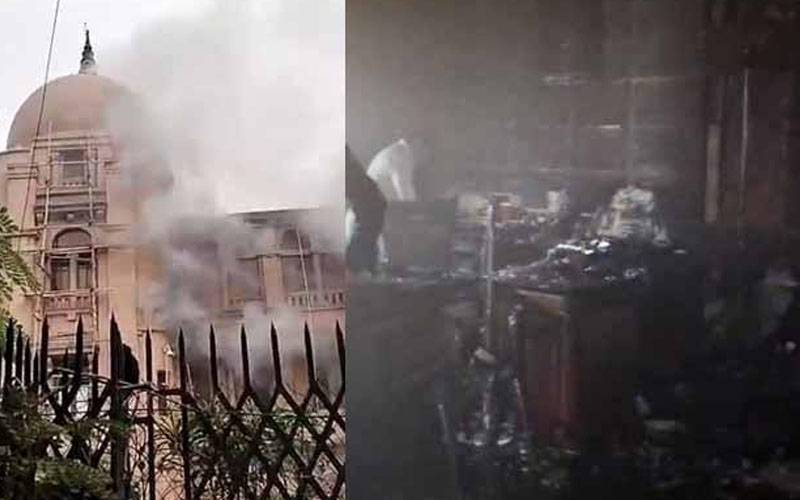 بلدیہ کراچی میں آتشزدگی، میئر کا دفتر جل گیا