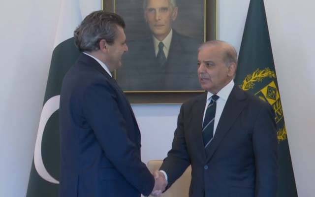 پاکستان میں تعینات اطالوی سفیر کی وزیراعظم سے ملاقات