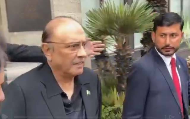 صدر پاکستان آصف علی زرداری پاکستان واپس جانے کیلئے ائیرپورٹ روانہ ہوگئے