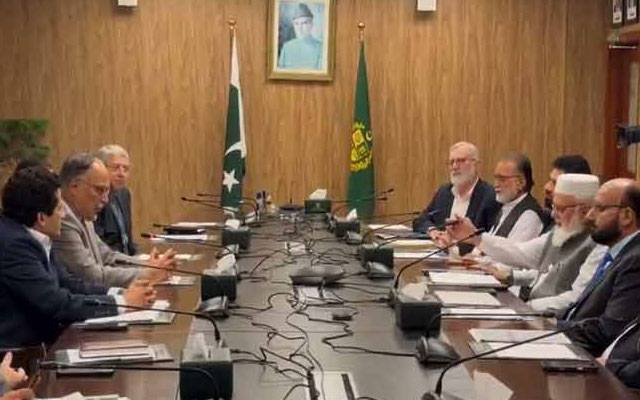 پیٹرولیم لیوی پر مذاکرات: حکومت نے جماعت اسلامی سے مزید 3 دن کا وقت مانگ لیا 