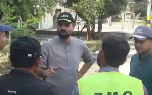 سی ای او ایل ڈبلیو ایم سی کا صفائی آپریشن کا اچانک معائنہ، اہم ہدایات جاری